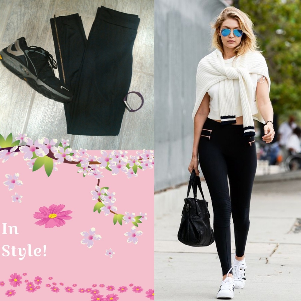 BCBG Maxazria Black Leggings